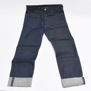 Levi's 501 XX rigid finish jeans.